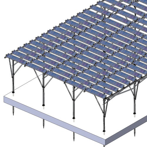 Customize Adjustable Solar Farm Mounting System